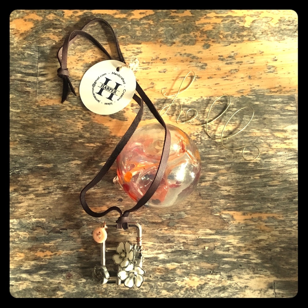 HandMade Belt Buckle Necklace
